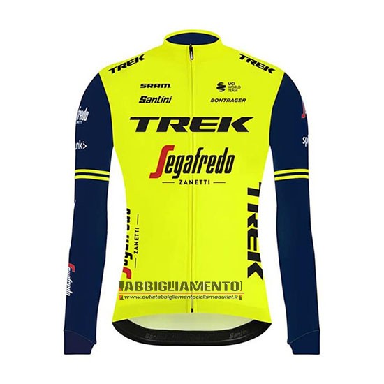 Abbigliamento Trek Segafredo 2020 Manica Lunga e Calzamaglia Con Bretelle Verde Nero - Clicca l'immagine per chiudere